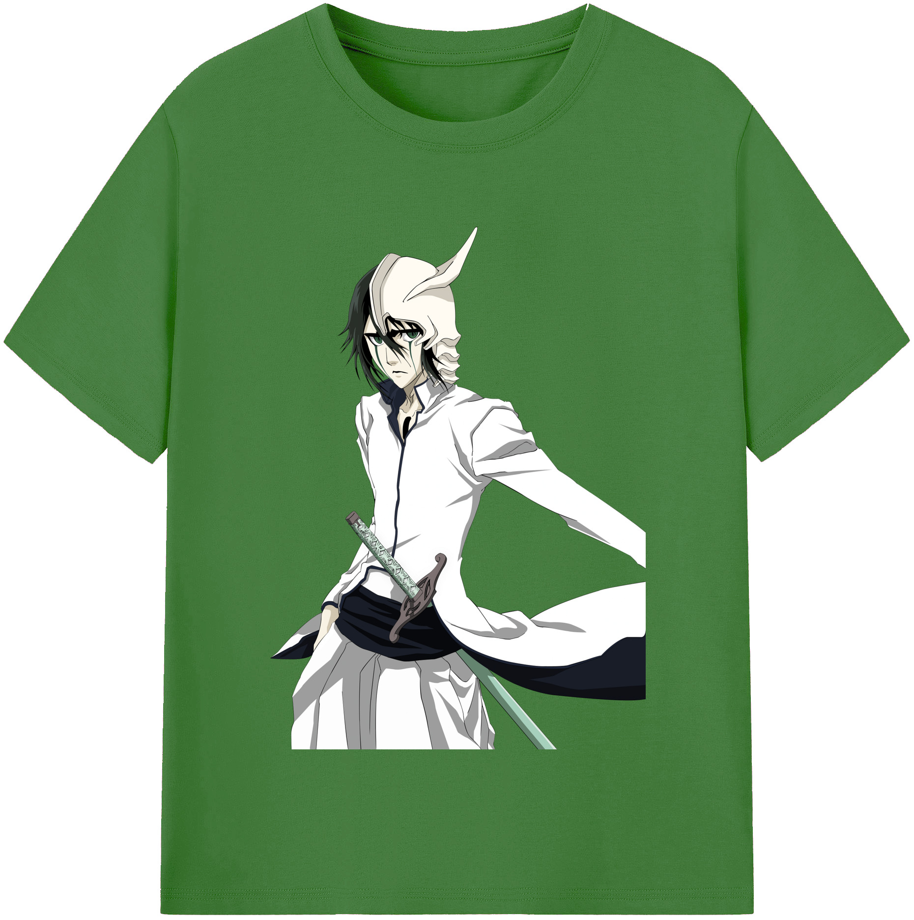 （画像用） ブリーチ ウルキオラ·シファー BLEACH Ulquiorra cifer レディースカジュアルプリントTシャツ（綿100％）